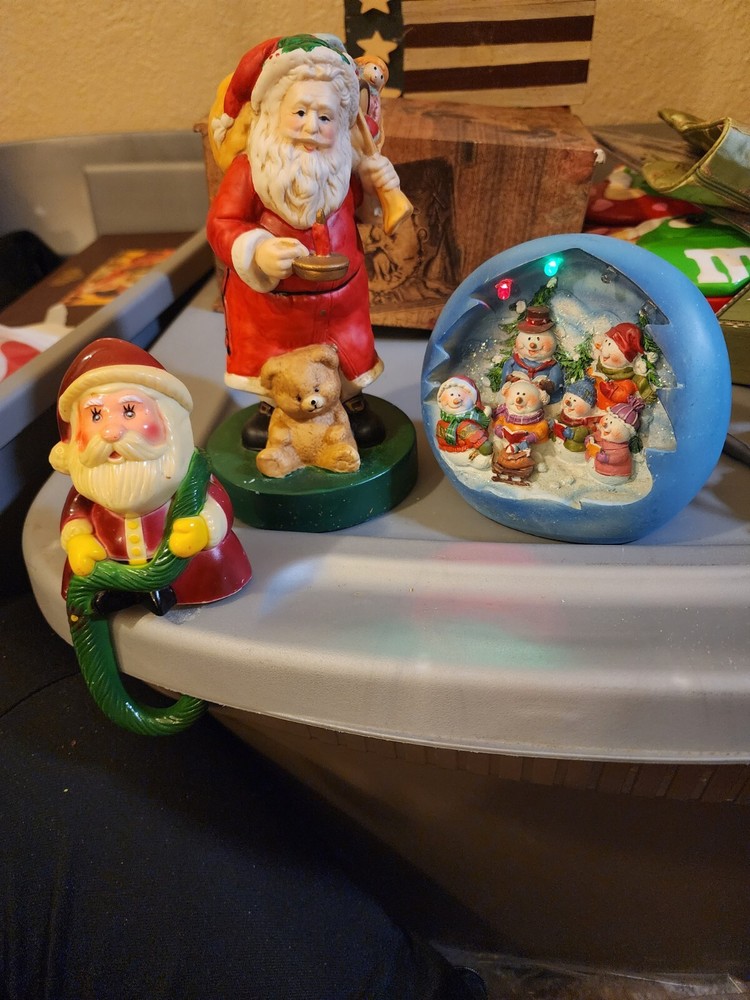 santa clause figurines Lot Christmas Sale-image