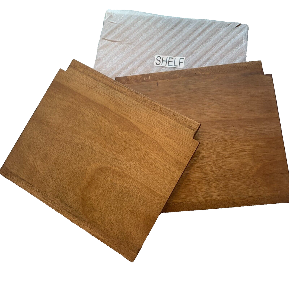 NEW Pottery Barn Replacement Shelf SET OF 4 for Reed Storage Cabinet Mango Wood