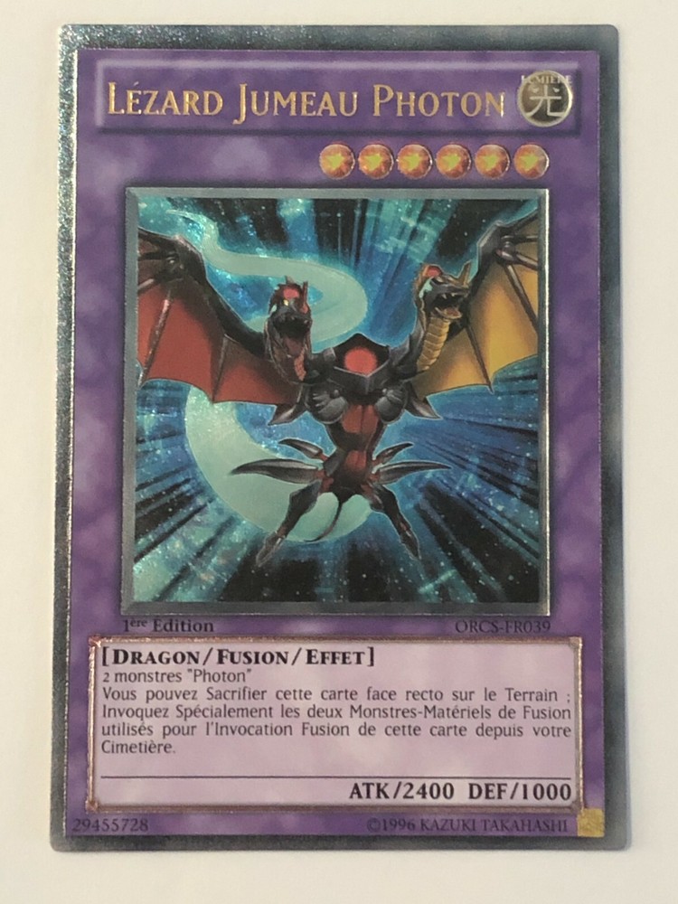 Yu-Gi-Oh Twin Photon Lizard Ultimate Rare ORCS-FR039 Card