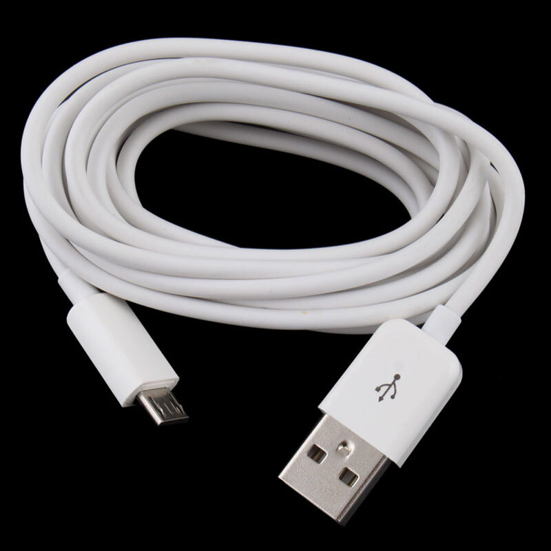 6FT USB 2.0 Male to Micro USB 5-Pin Charger Cable 2M Fast Charging