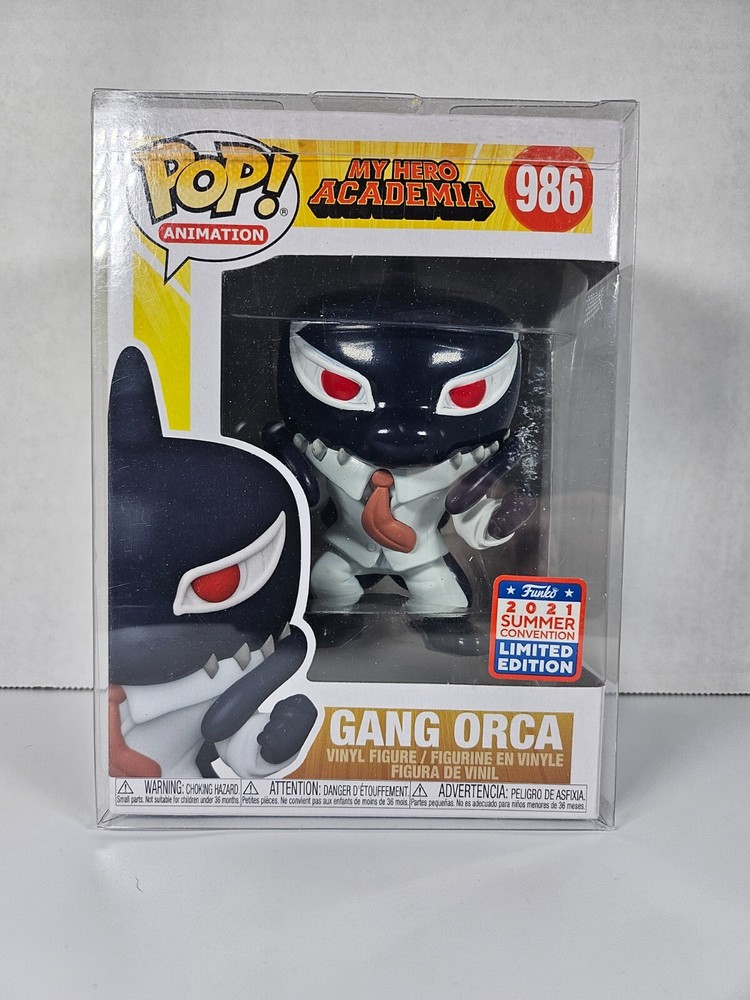 FUNKO POP ! GANG ORCA 986 2021 SUMMER CONVENTION LIMITED EDITION BOX NOT MINT Q0