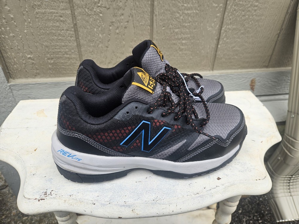 New Balance Composite Toe 589 ESD Mens 7 Slip Resistant Black Sneakers V1
