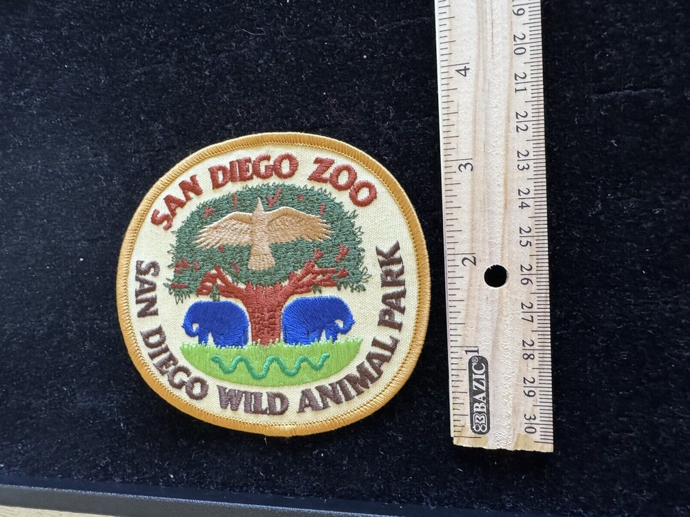 Vintage PATCH -SAN DIEGO ZOO WILD ANIMAL PARK - SEW ON IRON ON PATCH