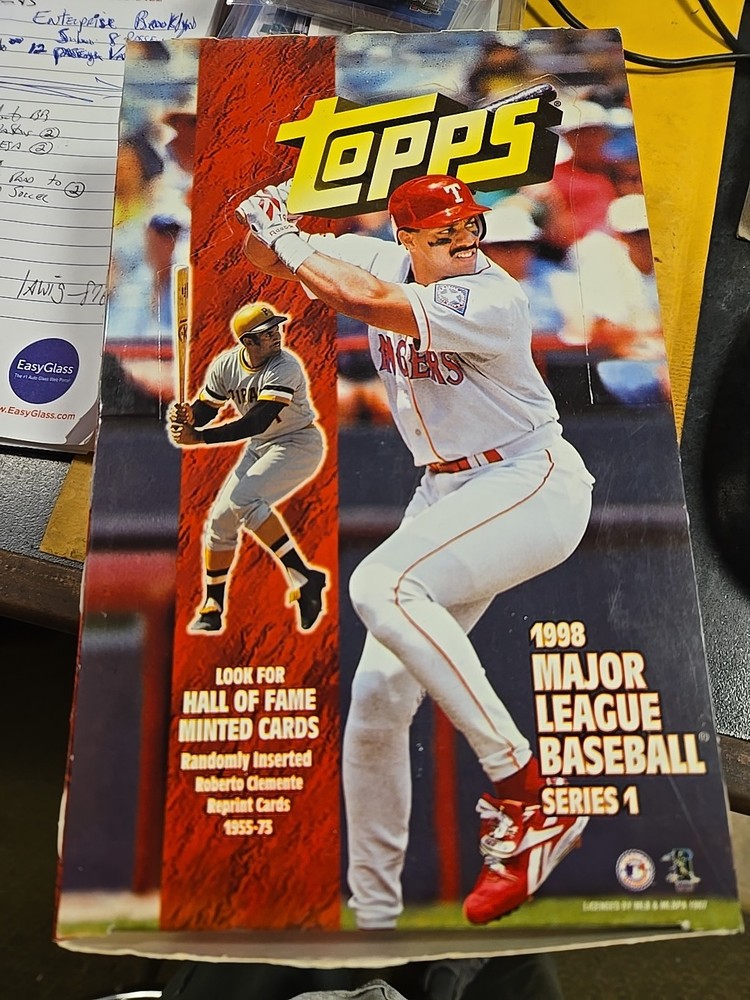 1998 Topps Baseball Series 1 Box 36-Pack Retail Open Box