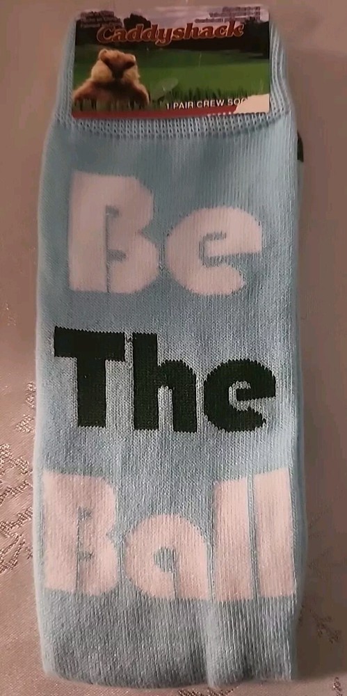 MENS 6-12 Novelty Crew Socks Caddyshack 