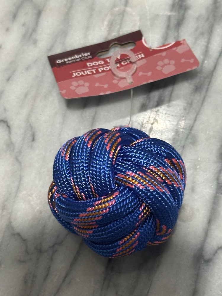 Dog Chew Toy Rope Heavy Duty Chewers, Dog Ball for Dogs,  Multicolor 3 In