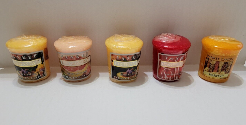 Yankee Candle Votive Set of 5 New Old Stock Scents