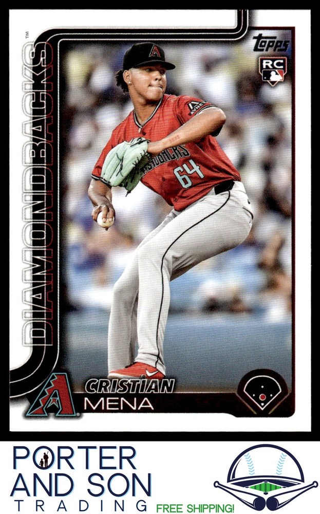 Cristian Mena 2025 Topps Series 1 RC #120 Arizona Diamondbacks Rookie Card