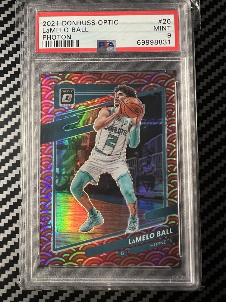 2021-22 Optic Donruss Lamelo Ball Photon Case Hit SSP Card Hornets MVP All Star