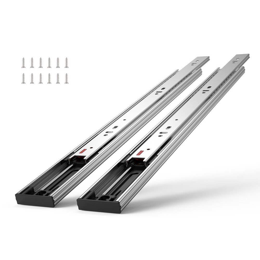 10 Pairs of 18 Inch Drawer Slides Side Mount Rails, Heavy Duty Full Extens