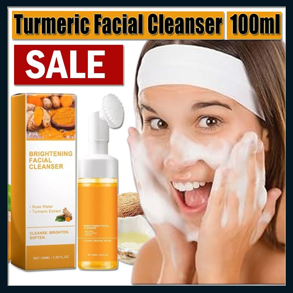 Turmeric Facial Cleanser & Wash for Glowing Skin 3.4 fl oz  