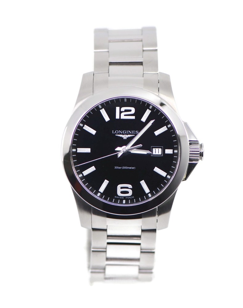 Longines Conquest Automatic Stainless Steel Mens Watch L3.759.4