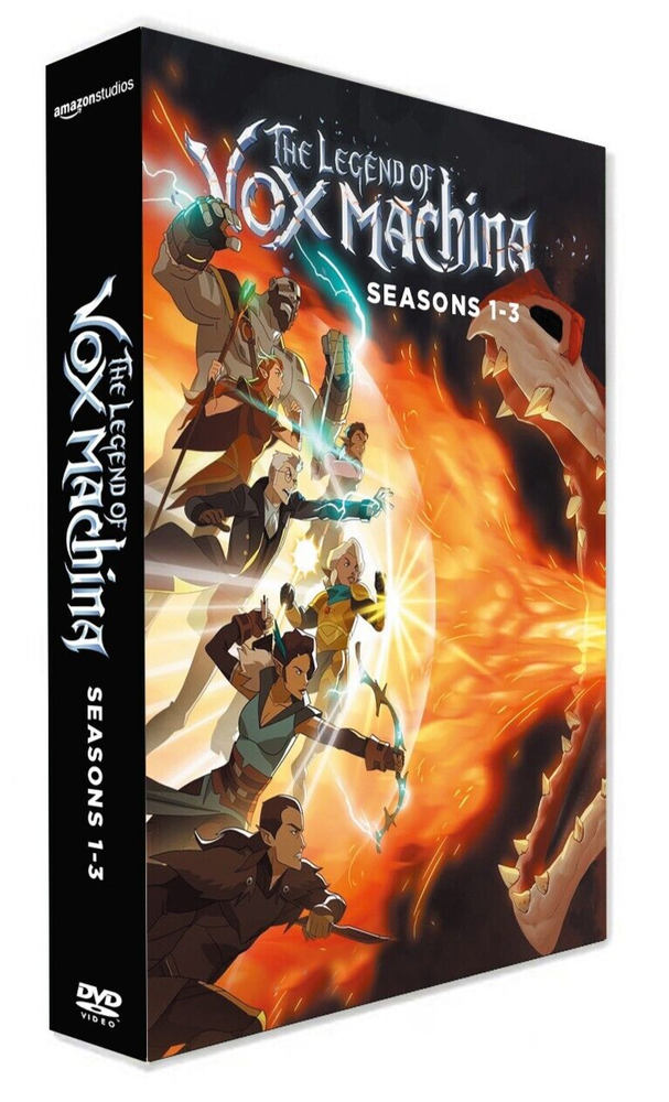 Legend of Vox Machina: Complete TV Series Season 1-3  (DVD 9-Disc Box Set)