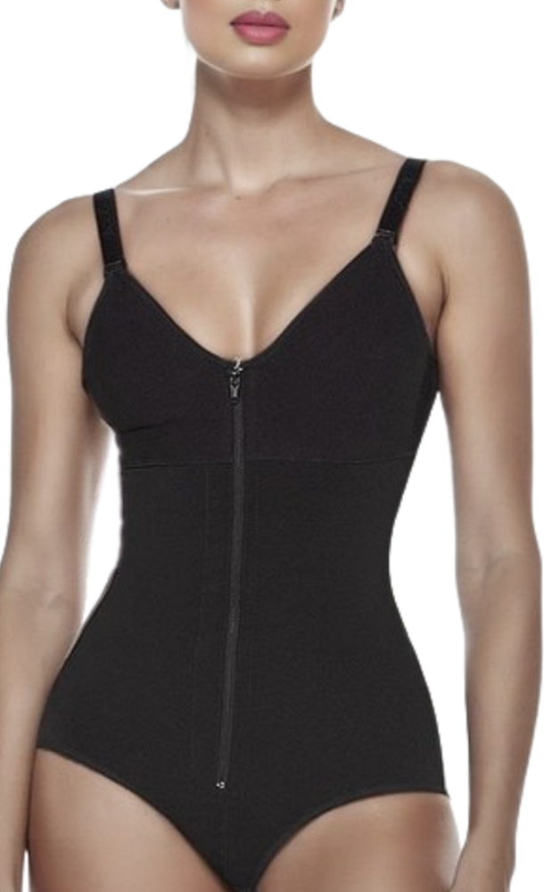 Colombian Full Body Shaper with Built-in Bra for Tummy Control-image