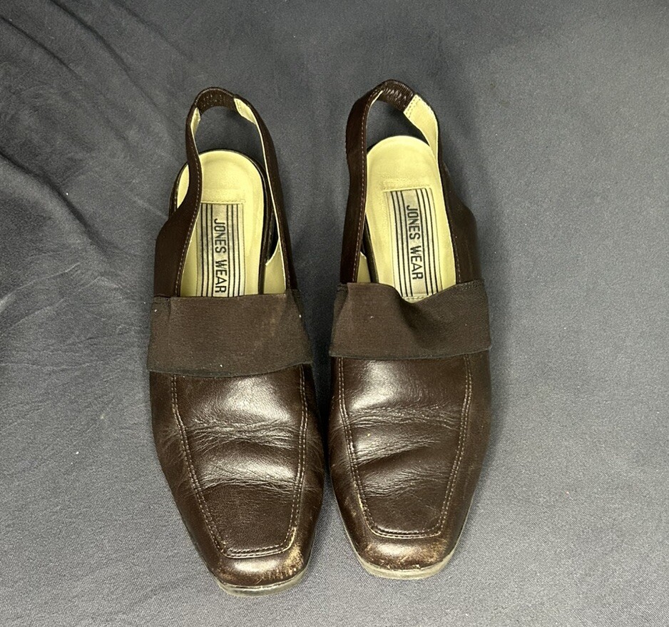 Jones Wear Shoes Clogs Brown Women's Leather
