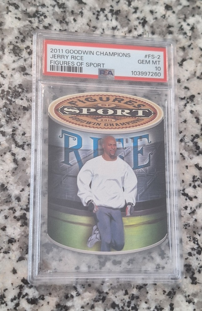 Jerry Rice 2011 Goodwin Champions Figures of Sport PSA 10 Gem Mint 49ers Card