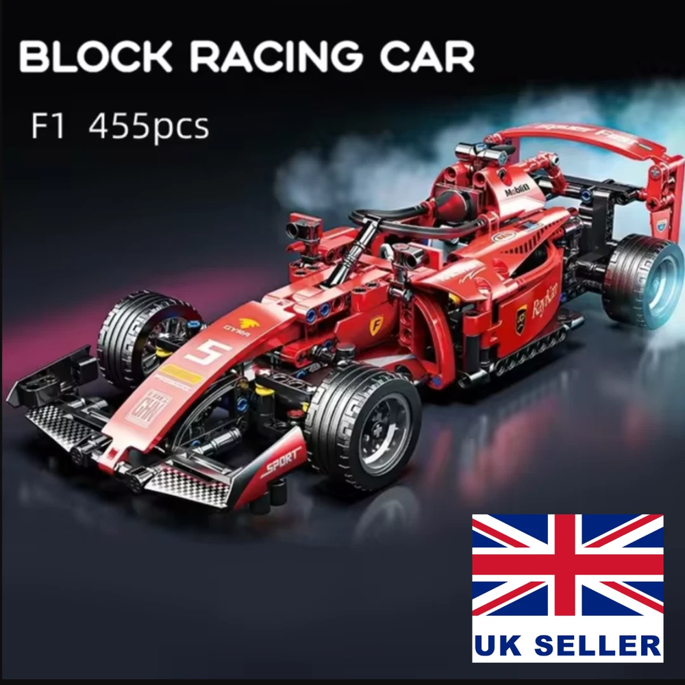 F1 Car Technic Ferrari 2022 Race Building, Brand New Building Blocks Set
