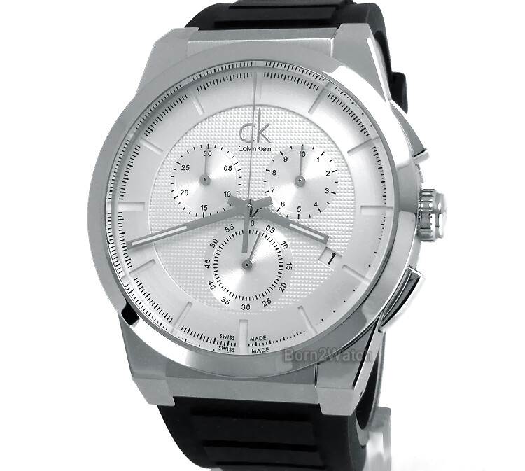 CALVIN KLEIN K2S371D6 MEN SWISS MADE CHRONOGRAPH 45mm *SUPER CLEARANCE SALE*-image