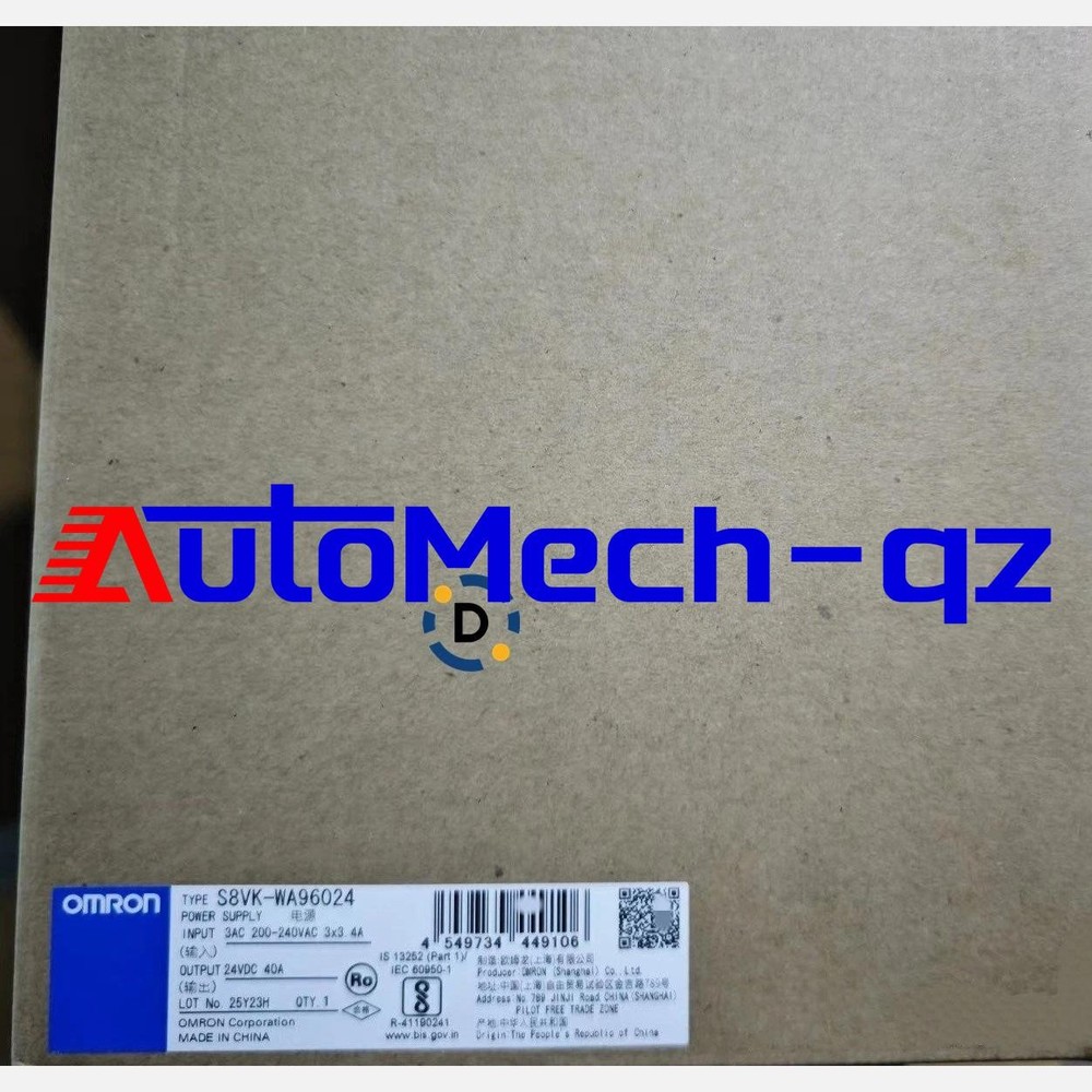 New OMRON S8VK-WA96024 power supply