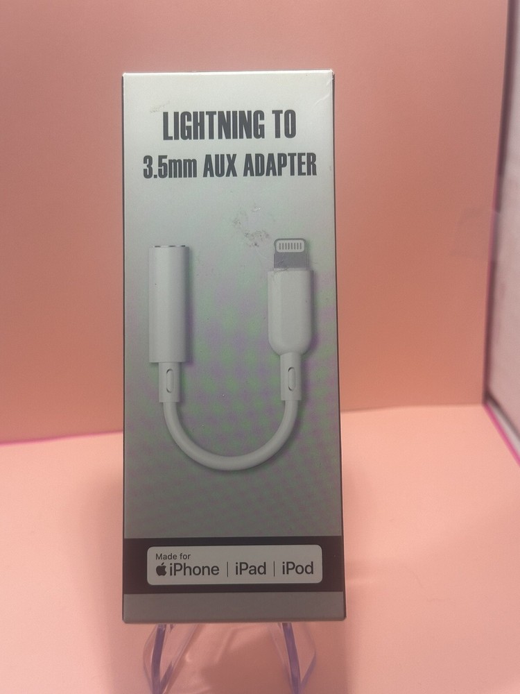 Apple Lightning to Headphone Jack AUX Adapter For iPhone X 11 12 13 14