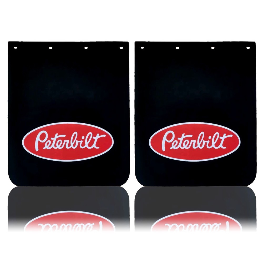 24x30 Black Heavy Duty Semi Truck Mud Flaps for Trailers - 1 Pair