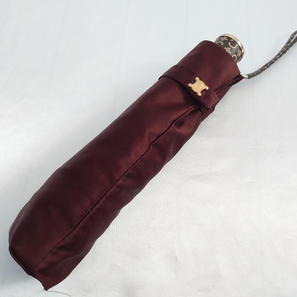 Celine Compact Folding Umbrella Designer Used Condition