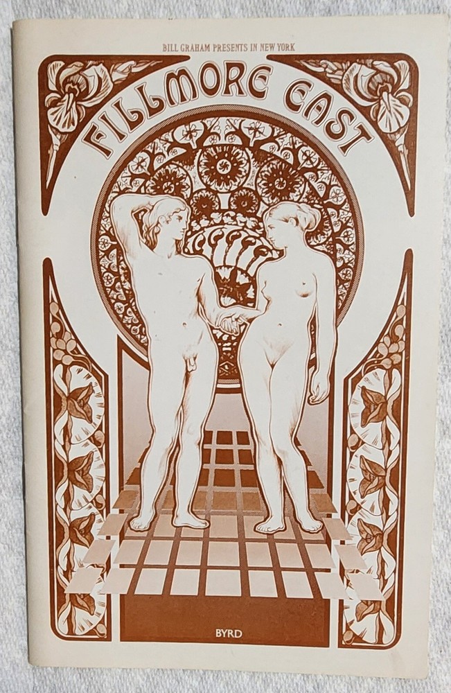 Dec 19-20, 1969 Fillmore East Rock Concert Program The Byrds Dion The Nice