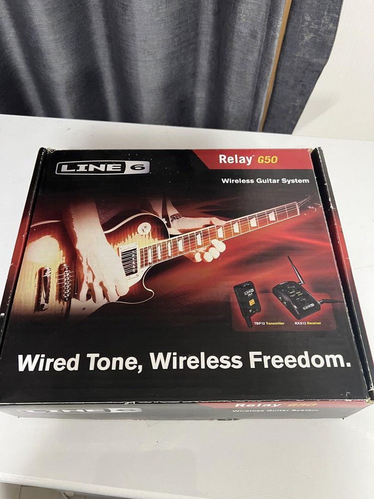 Line 6 Relay G50 Wireless Guitar System 2.4G 12ch Operation Confirmed W/Box