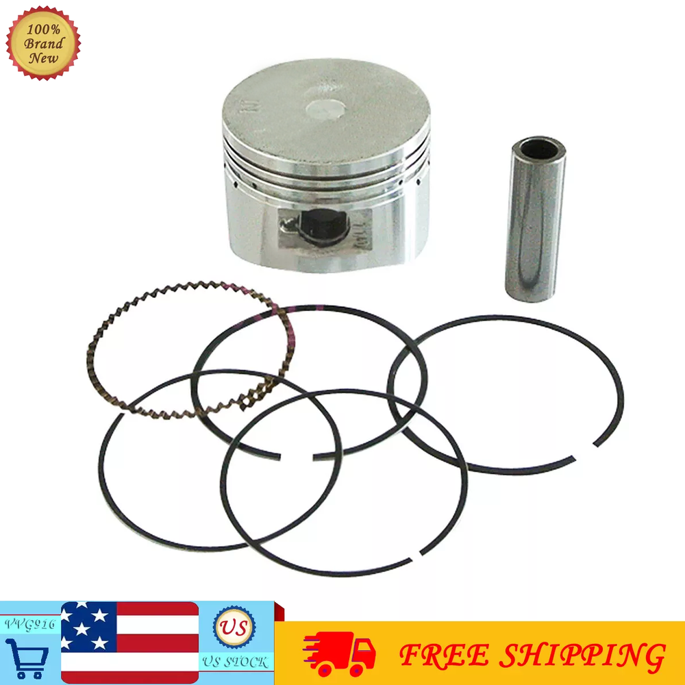 52.4mm 13mm Pin Piston Rings Kit 110cc 125cc Engine QUAD DIRT BIKE ATV BUGGY