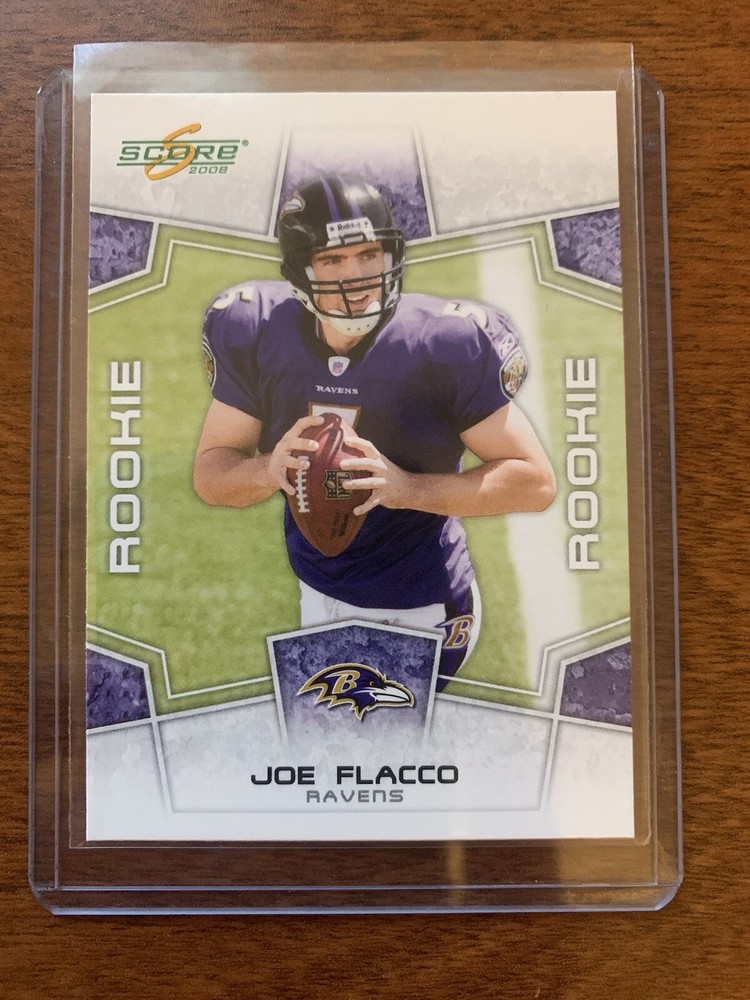 Joe Flacco ~2008 Score #344 Rookie ~ Baltimore Ravens RC ~ Cleveland Browns