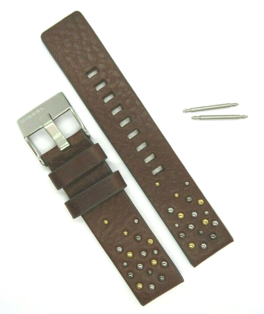 DIESEL Original Replacement Leather Strap DZ5433 Watch Strap Brown 20 Mm