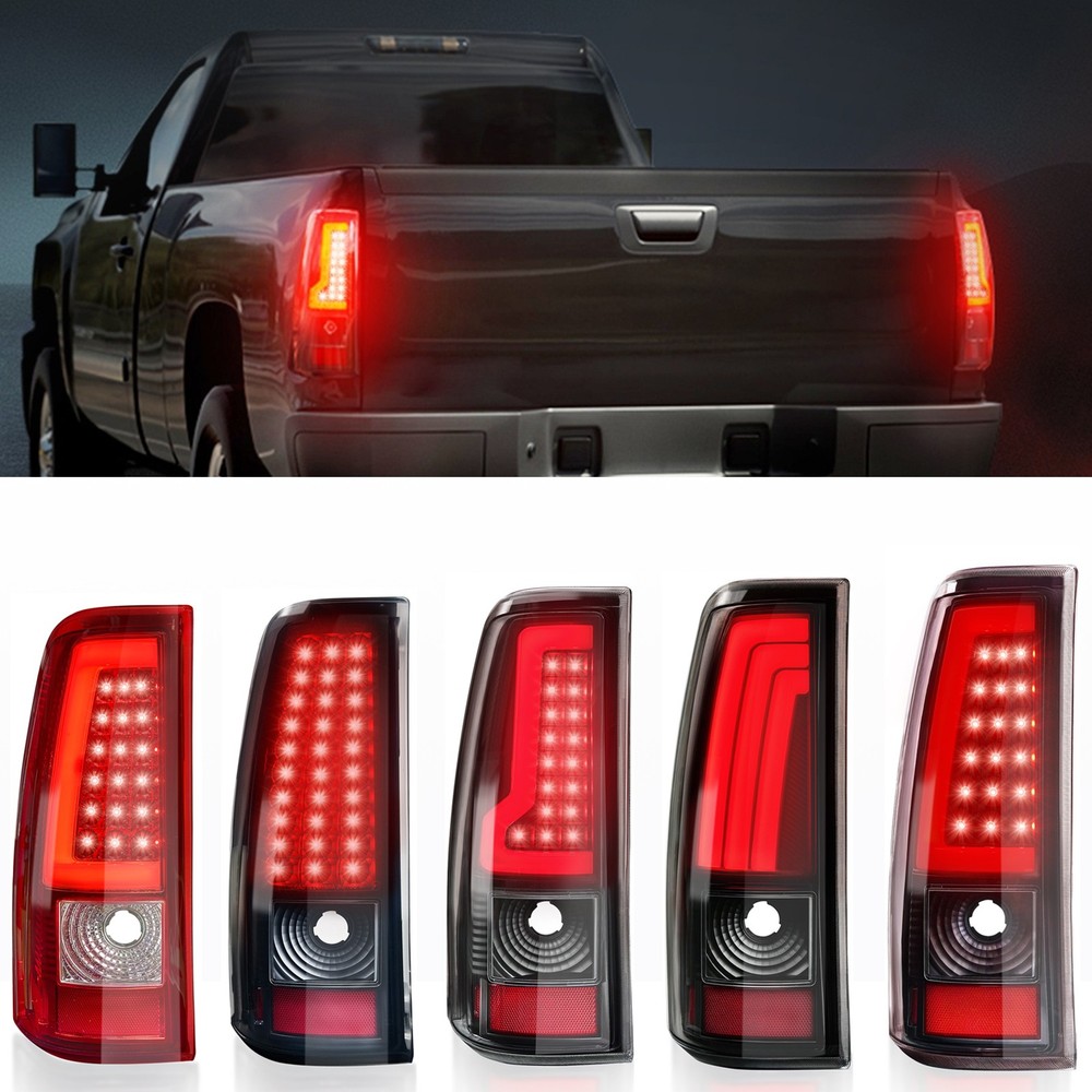 LED Tail Lights for Car Modification 2004 Chevy Silverado 1500 5.3L V8 LED Lamps