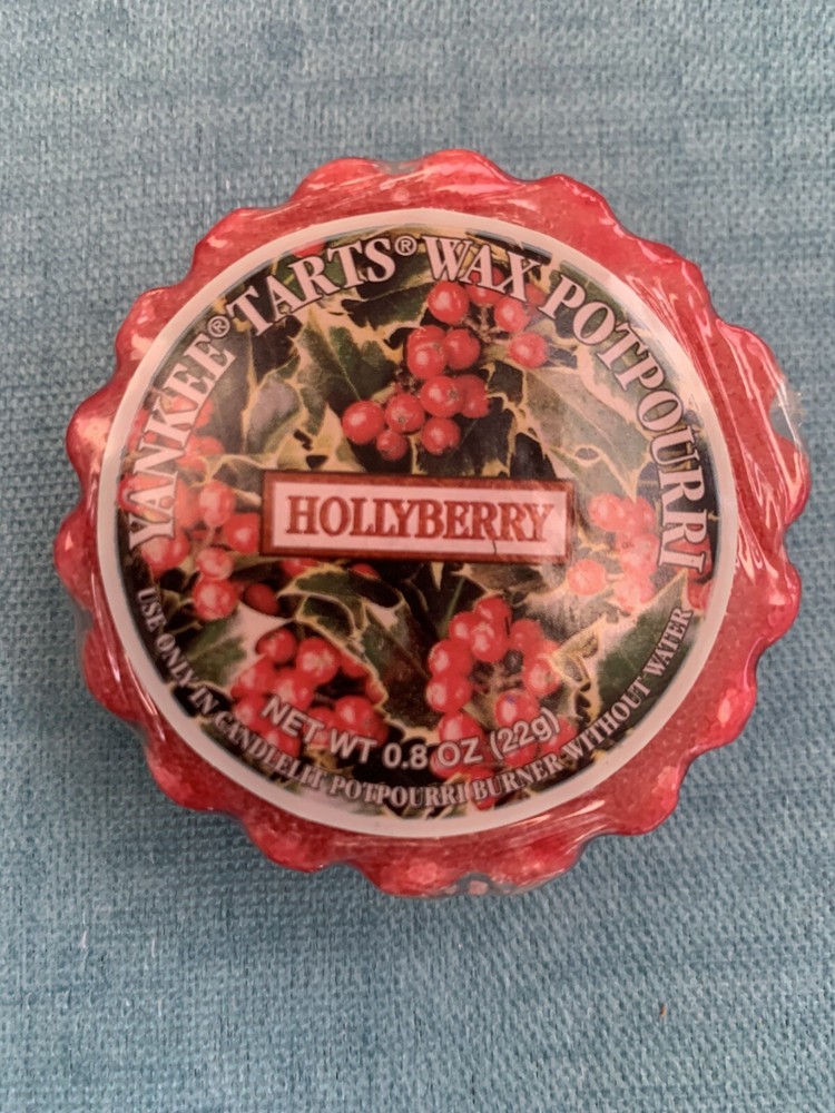 Yankee Candle HollyBerry Wax Tart Potpourri 0.8 oz Home Fragrance 57914
