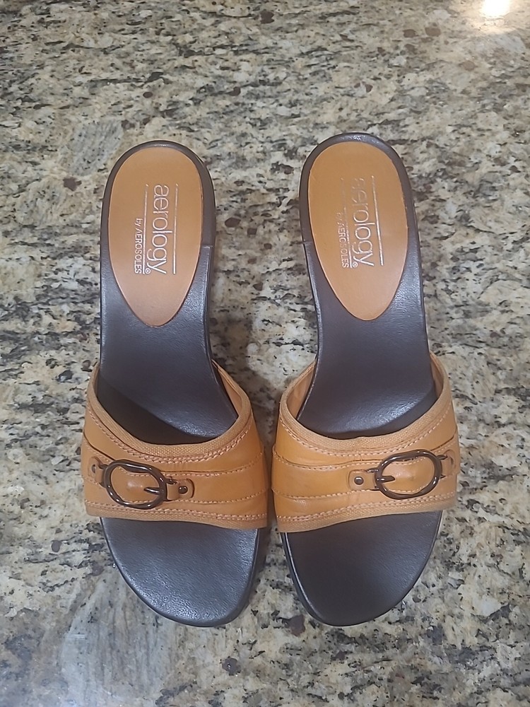 Aerosoles Women's Black Heel Sandals Size 9