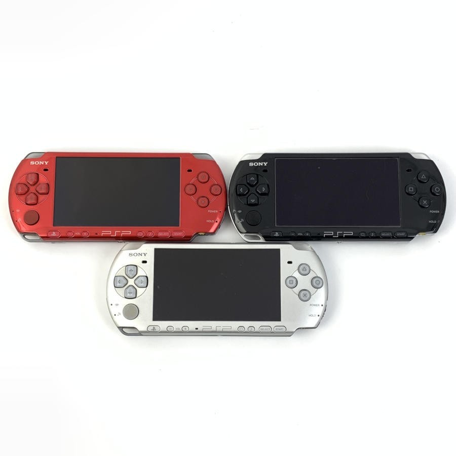 Sony PSP-3000 Console Lot of 3 For Parts or Repair Japan Model 7953 UG