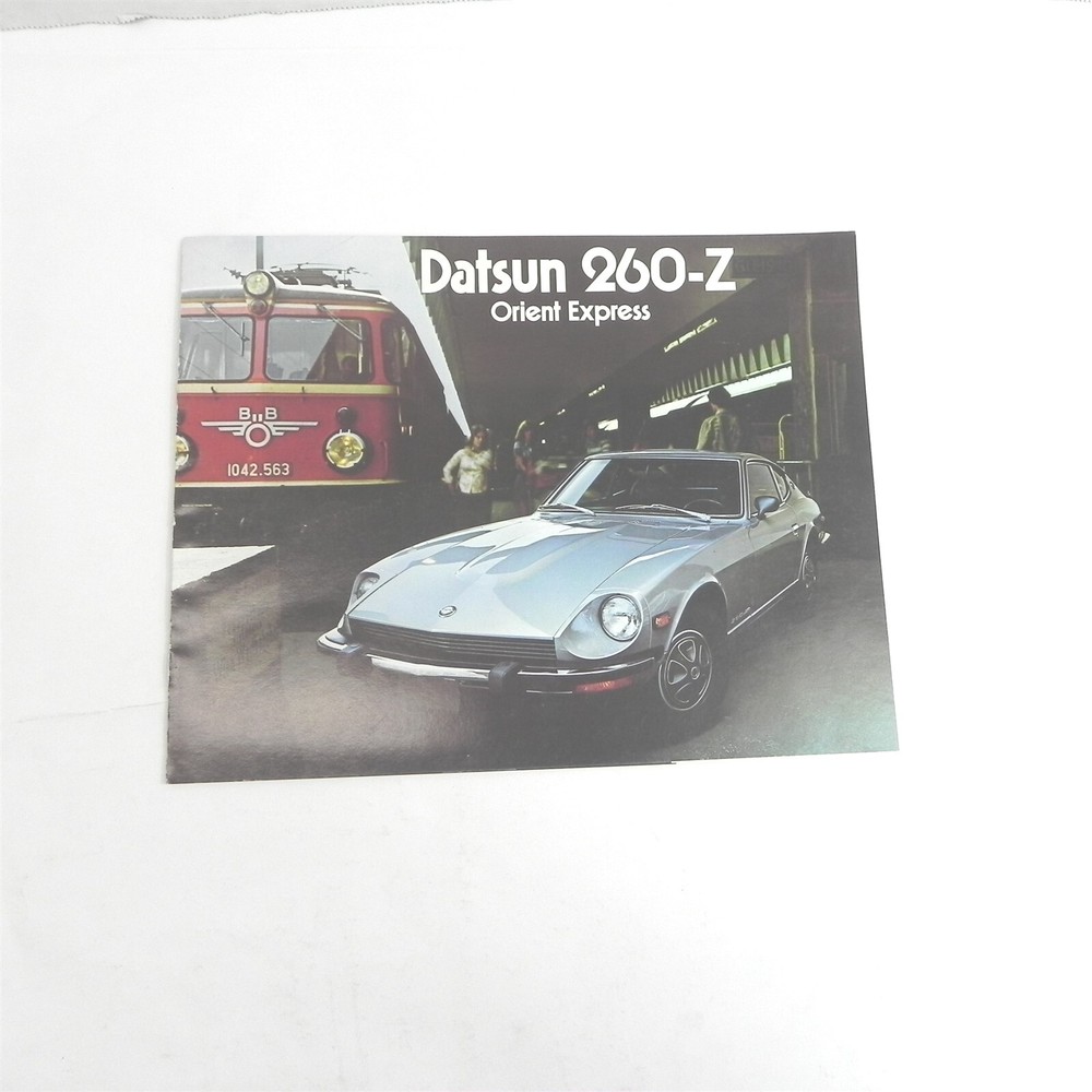 VINTAGE 1973 DATSUN 260-Z ORIENT EXPRESS DEALERSHIP SALES BROCHURE SUPER RARE