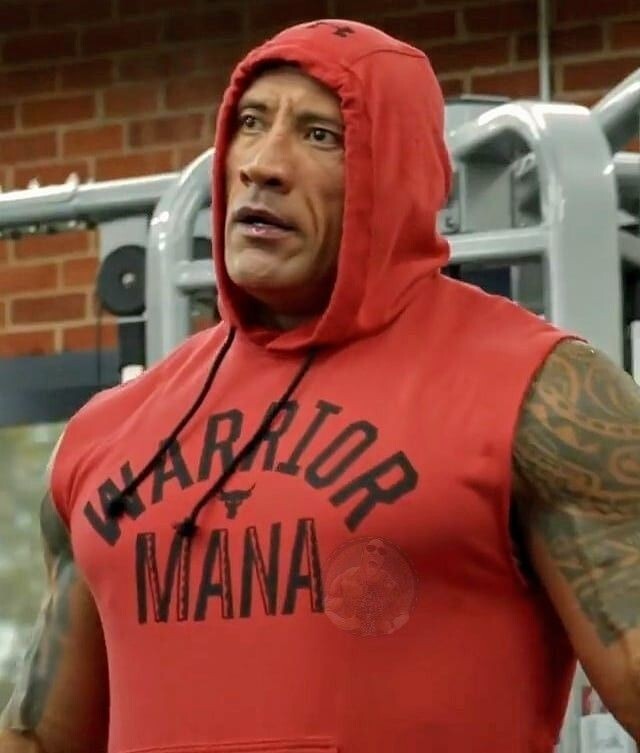 Under Armour Project Rock Hoodie Medium Red Warrior Mana