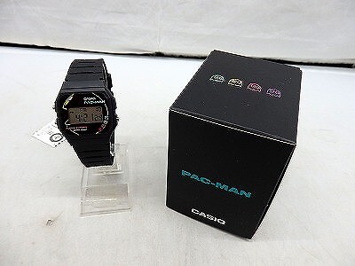 Casio Classic Pac-Man F-91WPC-1AJR Black Collaboration Watch