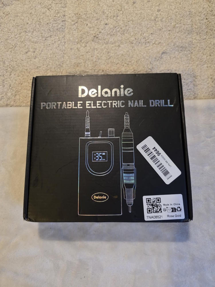 35000RPM Delanie Portable Nail Drill Machine Professional Acrylic Nail File LED