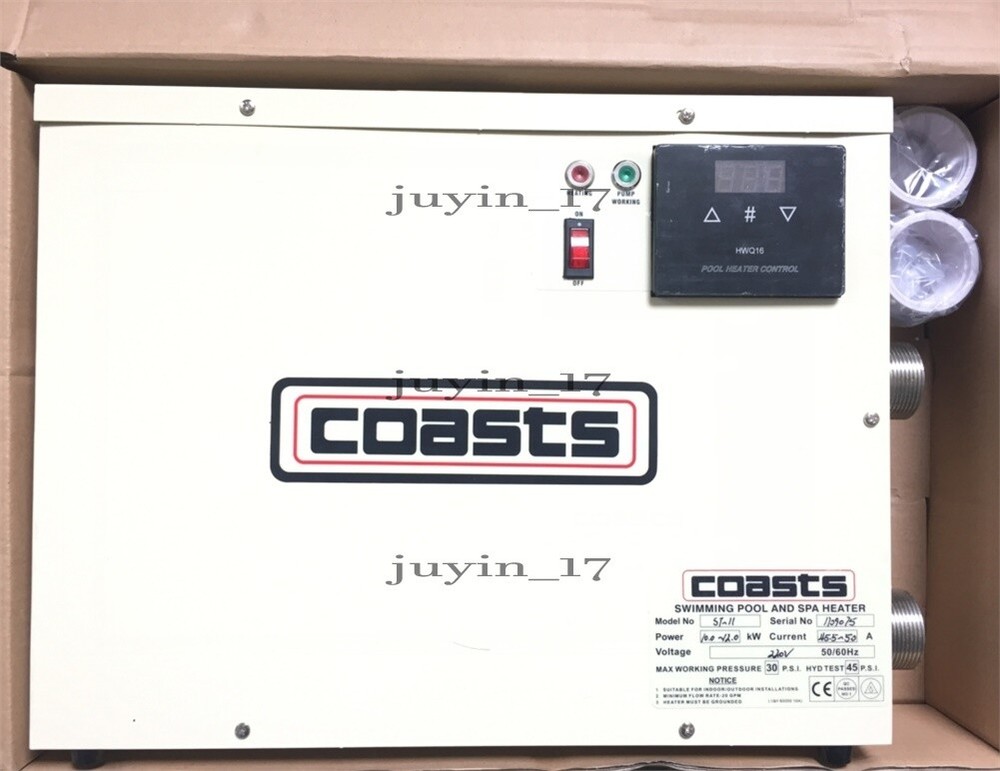 220V 11Kw New Swimming Pool / Spa Hot Tub Electric Water Heater rw