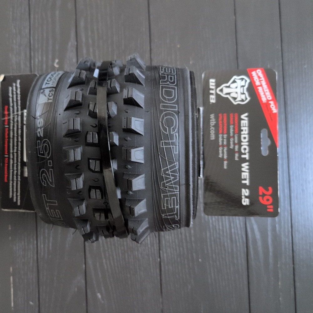 WTB Verdict 29x2.5 Tubeless Folding MTB Tire Black Tough High Grip