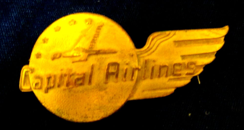 Early Capital Airlines half wing, very heavy,  used by flight attendant hostess