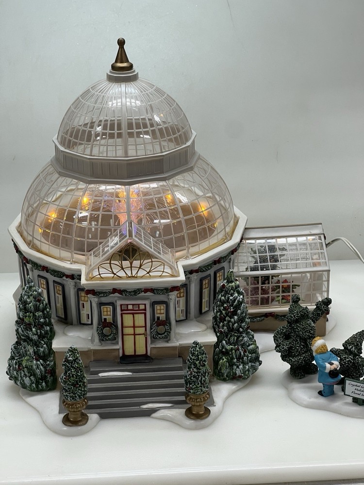 Dept 56 Crystal Garden Conservatory Greenhouse Christmas In The City 2004 Mint Condition  
