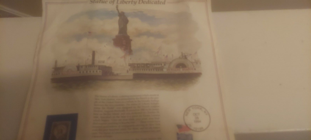 Statue of Liberty Dedication Date October 28 1886