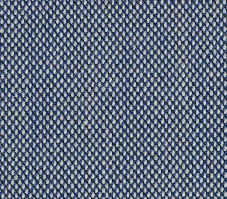 1.2 yds Kvadrat Steelcut Trio 716 Blue & White Woven Wool Upholstery Fabric