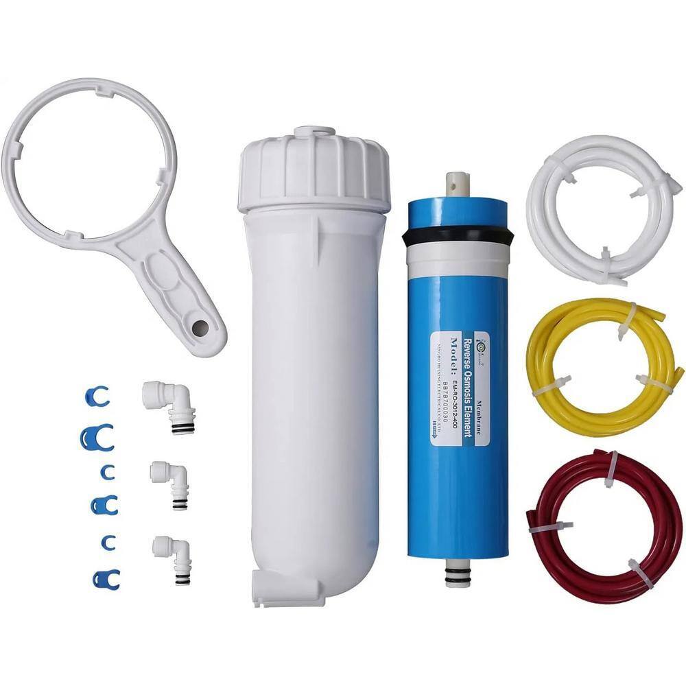 Reverse Osmosis Membrane 500GPD Housing Kit Quick Connector, Check Valve Water F