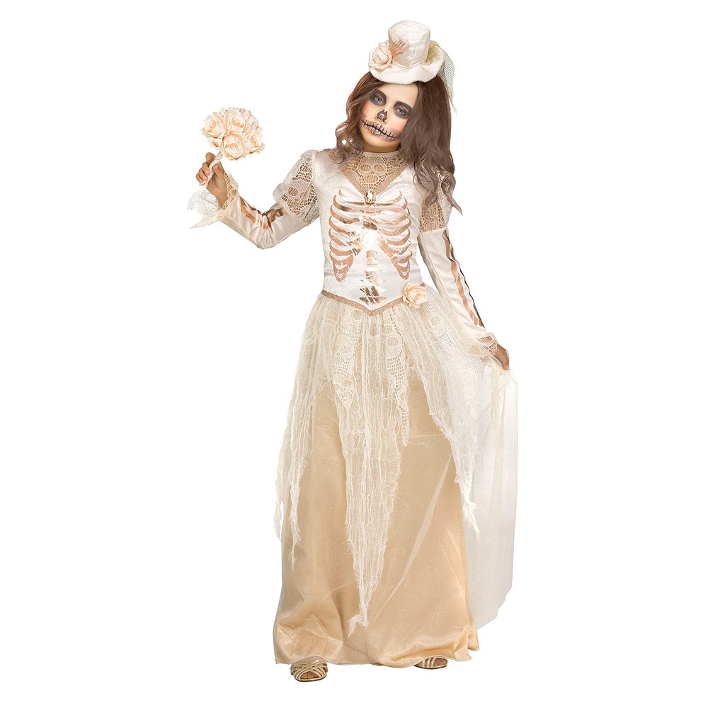 Victorian Bride Child Costume in Extra Large Size 14-16