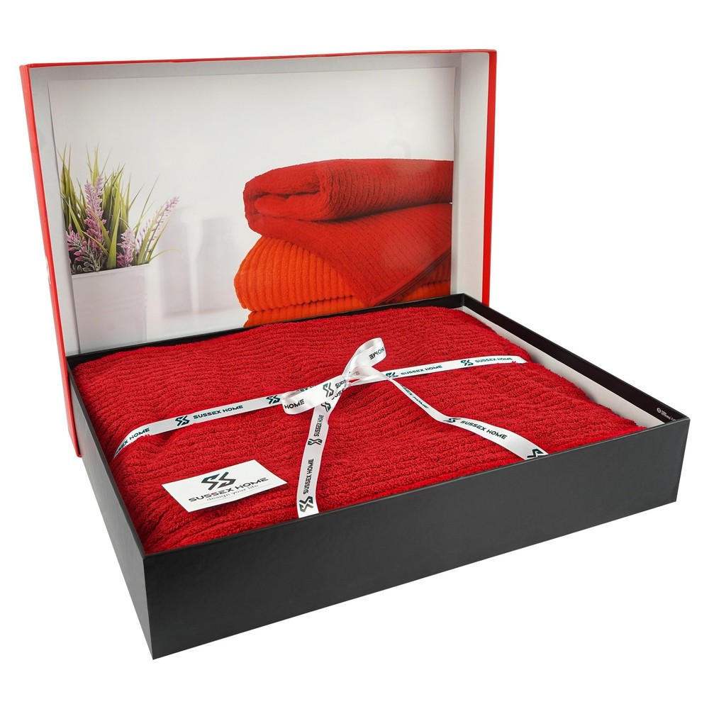 Plush Ultra-Absorbent Cotton Bath Sheet – Large Soft Bath Towel