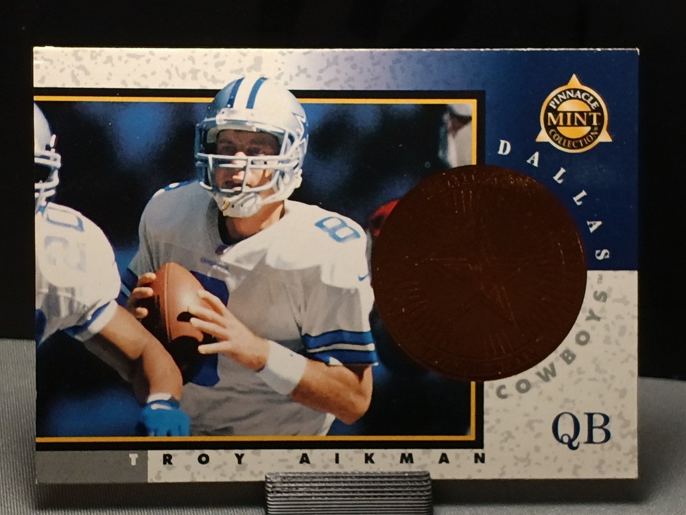 Vintage 1997 Pinnacle Mint Collection#5 Troy Aikman Dallas Cowboys