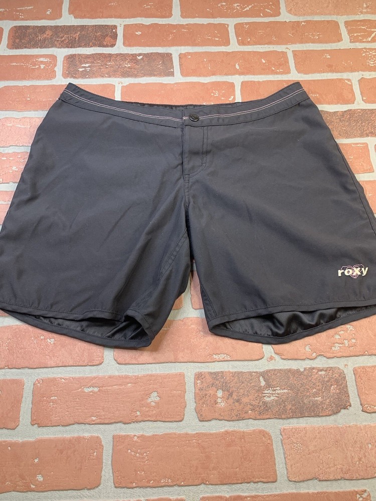 Roxy Board Shorts Adult Womens - Juniors Size 9 Black Pockets & Logo